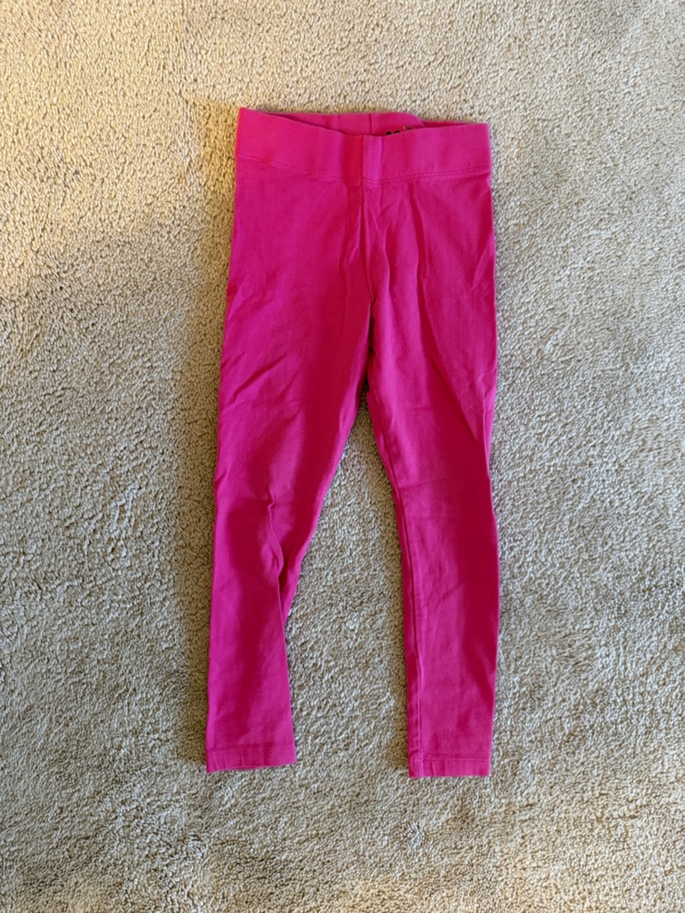Mini Boden Hot Pink Girls' Stretch Leggings